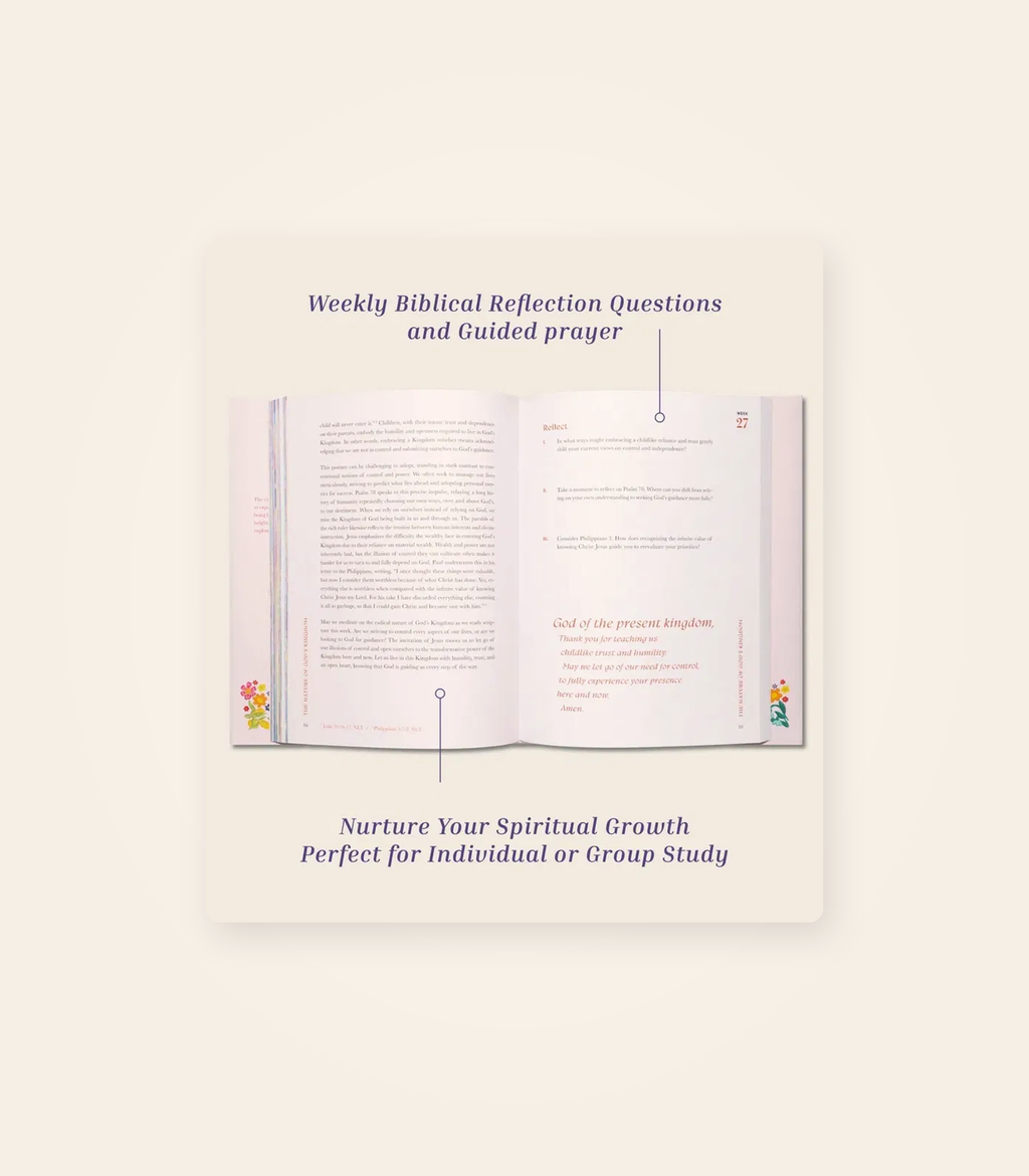 A Beautiful Year in the Bible weekly reflection questions and guided prayer